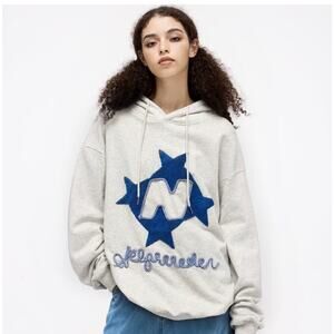 Aelfric Eden Stellaris Embroidered Hoodie Streetwear Graphic Pullover medium